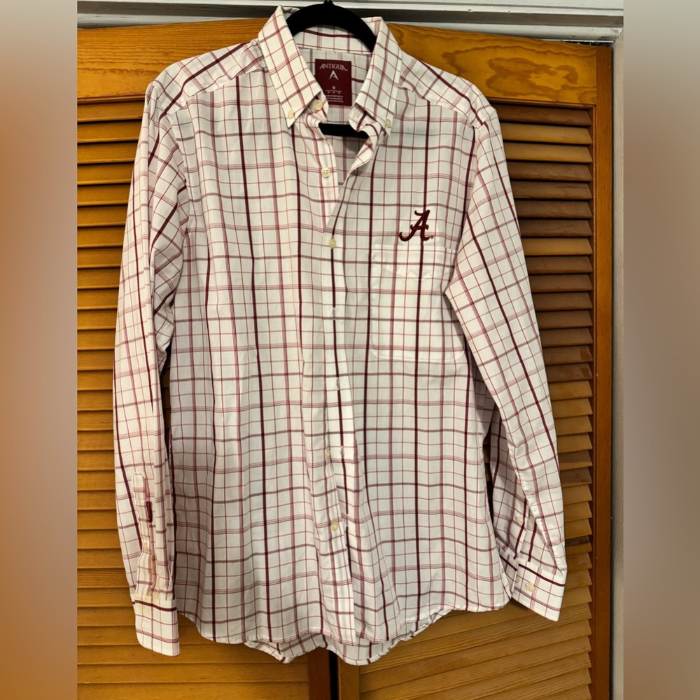 Antigua Men's University of Alabama button down shirt
